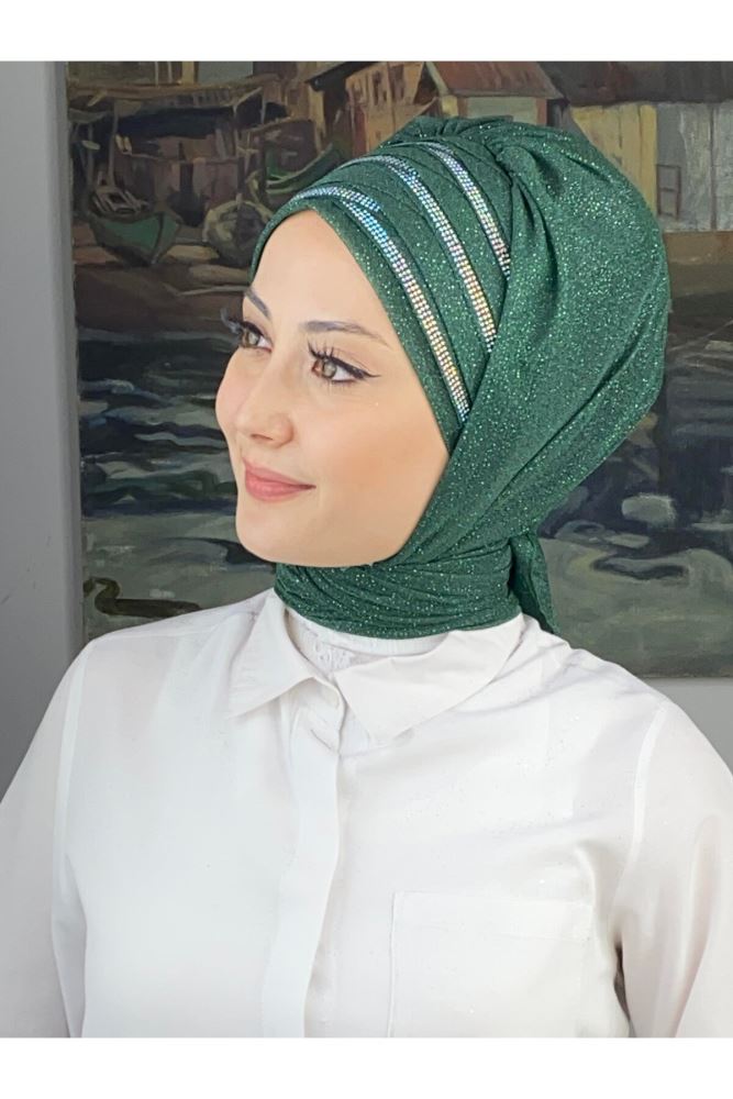 Luxury Topkap Model Stoned and Glittery Short Evening Dress Emerald Green Readymade Shawl Emerald green BOUTIQUE WAREHOUSE. Luxury Topkap Model Stoned and Glittery Short Evening Dress Emerald Green Readymade Shawl Emerald green BOUTIQUE WAREHOUSE.