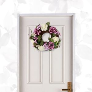 MatmazelHome Yedifil Çiçekli Kapı Süsü - Lila