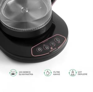Karaca Çaysever Robotea Connect Çay Makinesi Rosegold