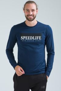 Speedlife Grand Erkek Baskılı Sweatshirt