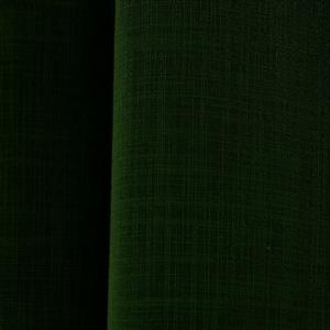 Belle Cose Keten Görünümlü Tek Kanat Yeşil Fon Perde
