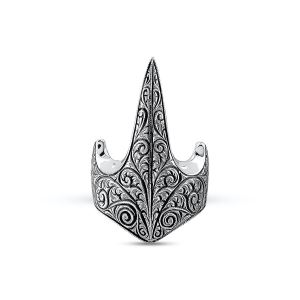 Erkek Kalem İşleme Model Gümüş Zihgir Baş Parmak Yüzüğü