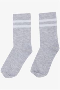 Katamino Boy Socks Striped Light Gray Melange Age 56