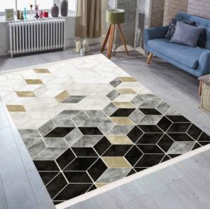 Halı m&y Life İnci Halı Dot Tabanlı Kaymaz Halı FM-2002