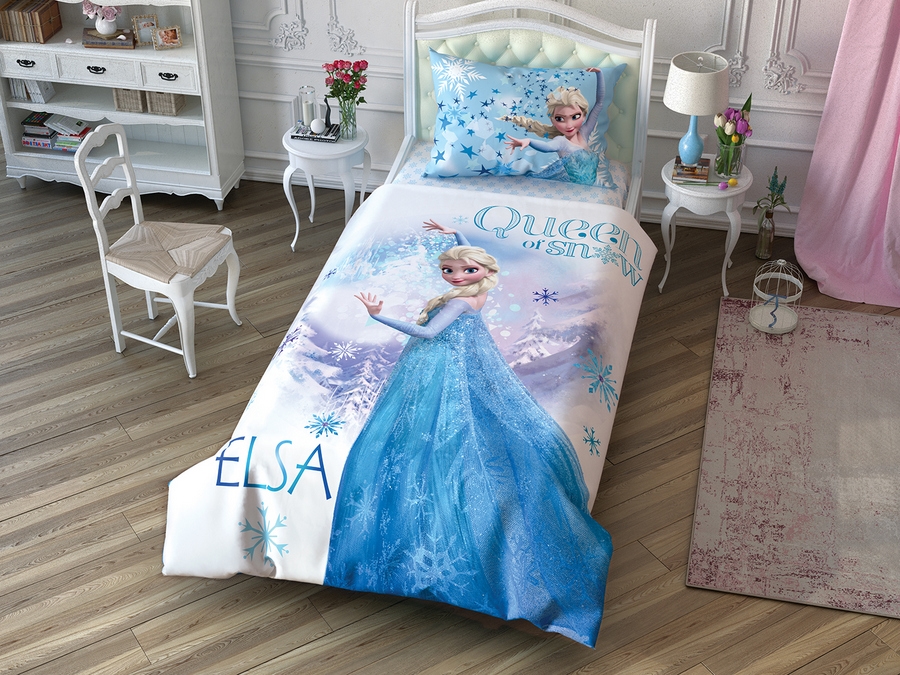 Tac 3607 Lisansli Brf Tek Kisilik Nevresim Takimi Disney Frozen Cek Canlandir Alkapida Com