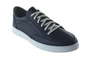 Erkek Sneaker Hakiki Deri Ayakkabı 044-0015 - Lacivert