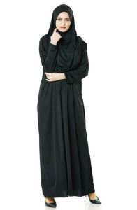Tek Parça Namaz Elbisesi - Siyah - 5015