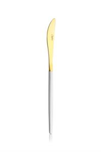 Kalben Amore White Touch Titanyum Parlak Gold Renk 12 Adet Tatlı Bıçağı