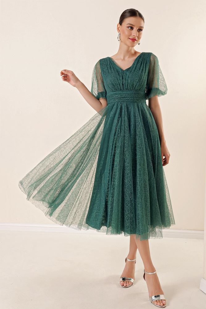 Tulle midi dress pattern sale