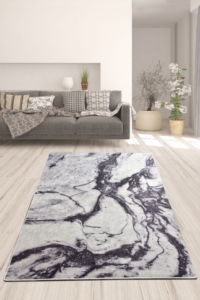 Chilai Home NonSlip Based Decorative Carpet Marble Djt