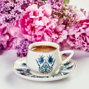 Karaca İznik Yeni Form 6 Kişilik Kahve Fincanı Seti