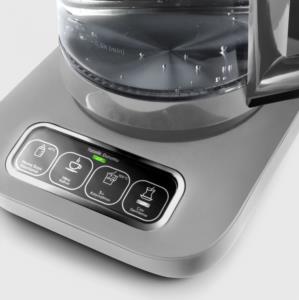 Karaca Robotea Pro 4 in 1 Talking Glass Tea Machine Cool Gray