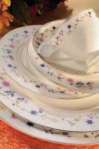 Kutahya Porselen Aliza Bone 83 Parca 65117 Desenli Yemek Takimi Alkapida Com