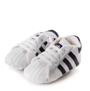 Marzen Bebek Spor Patik Ayakkabı Beyaz-Lacivert
