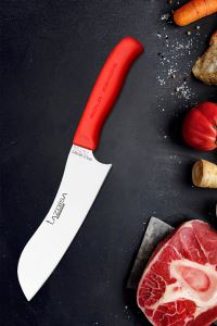 Lazbisa Çelik Gold Serisi Mutfak Bıçak Seti Et Kıyma Ekmek Sebze Meyve Santaku Şef Bıçağı