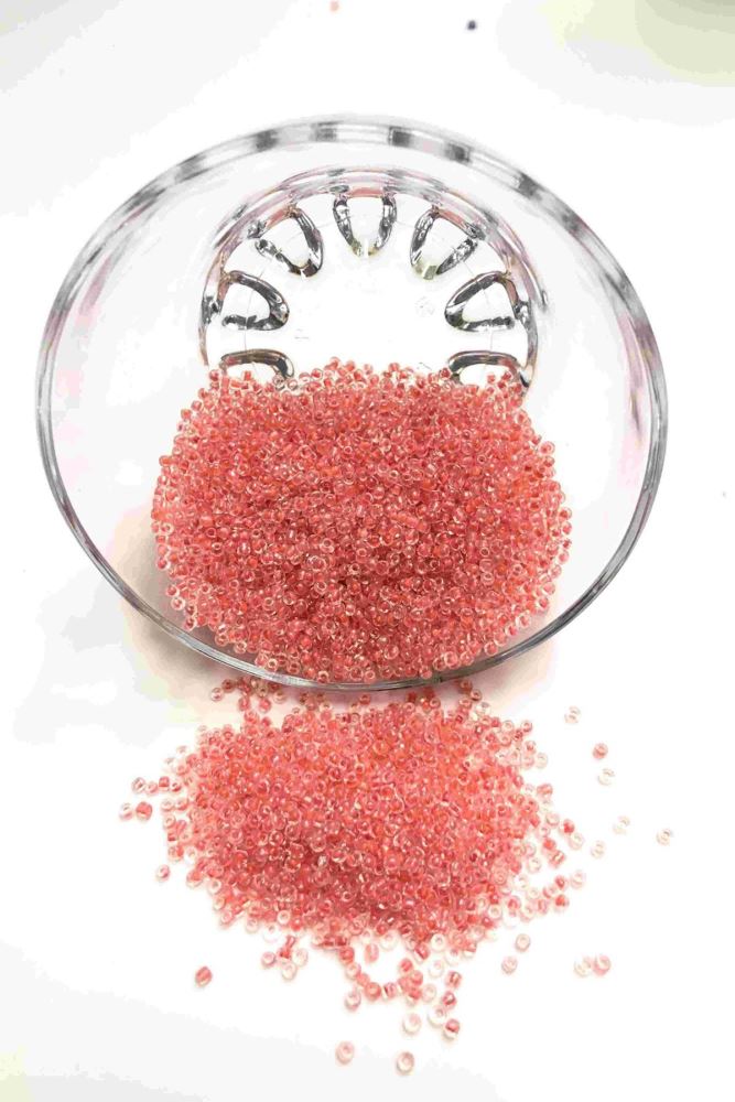 Nar Çiçeği Rengi Kum Boncuk 2 mm 50 gr.