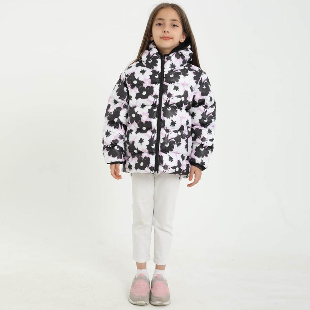 Patterned 2025 puffer coat