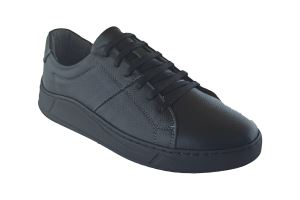 Erkek Sneaker Hakiki Deri Ayakkabı 044-0001 - Siyah