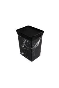 QUTU Q-TRASH BIN 20 Litre Black Marble Çöp Kovası