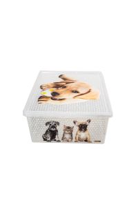 Light Box Cats and Dogs - 25 Litre Dekoratif Saklama Kutusu 8695737125090
