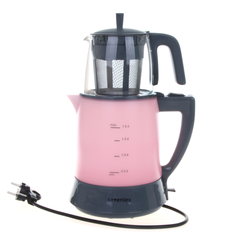 Sevenlex Teefan Elektrikli Çay Makinesi Pembe