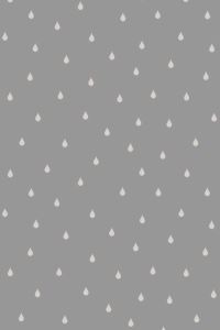 Hibboux 100x150 Drops Bebek Nevresim + Yastık Kılıfı - Grey/Grey