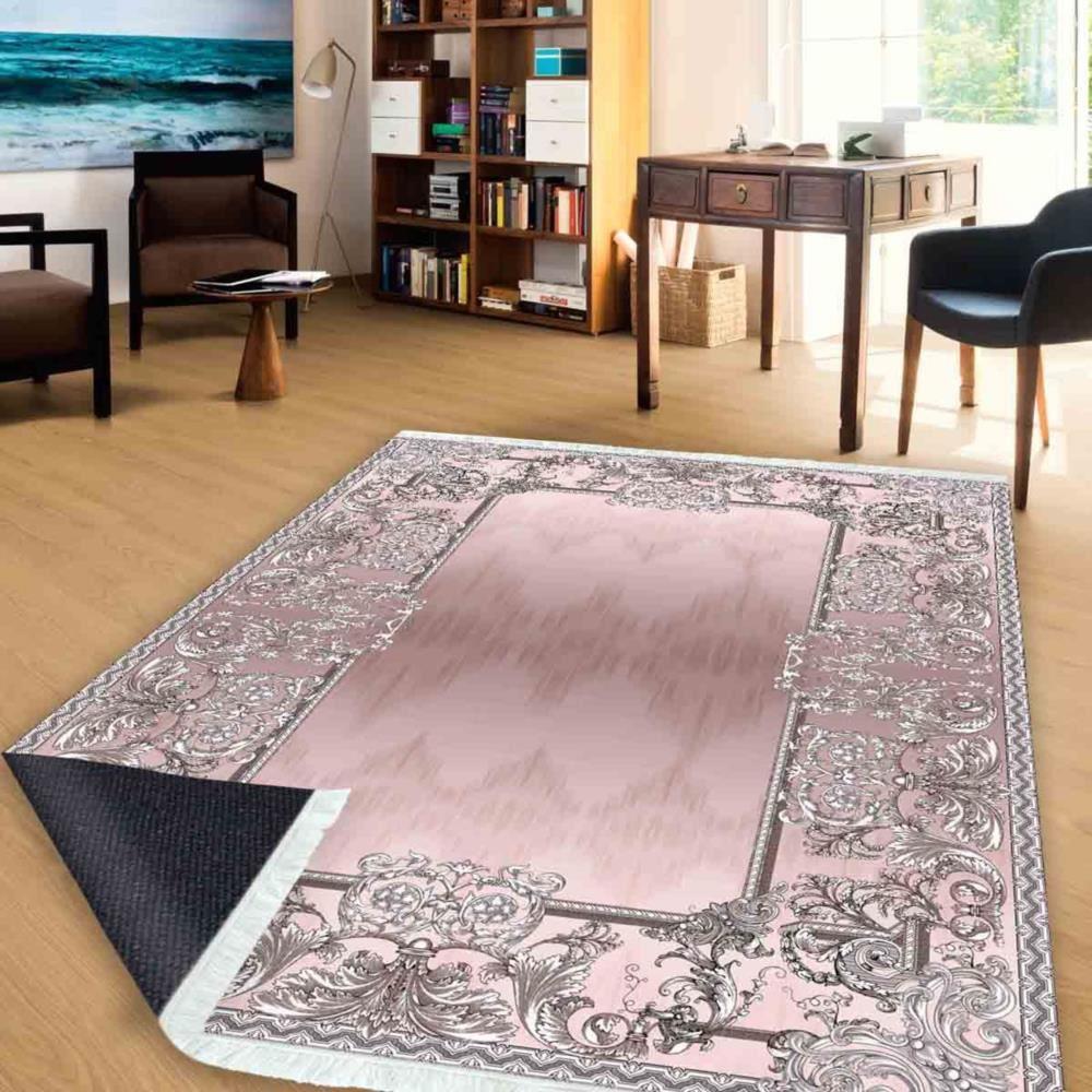 dekomis kaymaz tabanli dekoratif yikanabilir pamuk taban hali 083 alkapida com