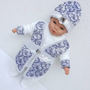 Tuğra Laci Gümüş Şehzade Erkek Bebek Mevlüt Takımı