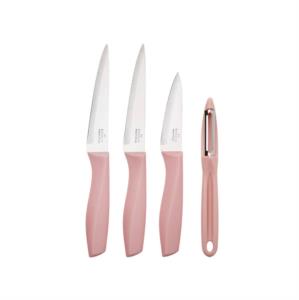 Karaca Biogranit Stella Pink 11 Parça Bıçak Seti Hediyeli Tencere Seti