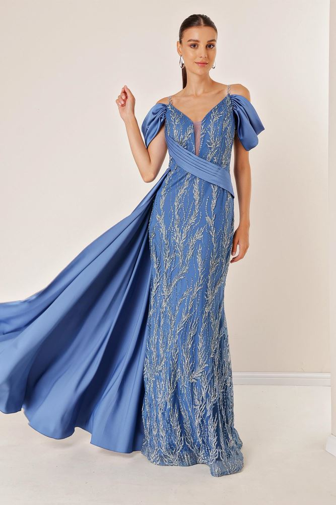 slim fit dress slacks JENNI CHAIN GLITTER DRESS  IVY DIONE