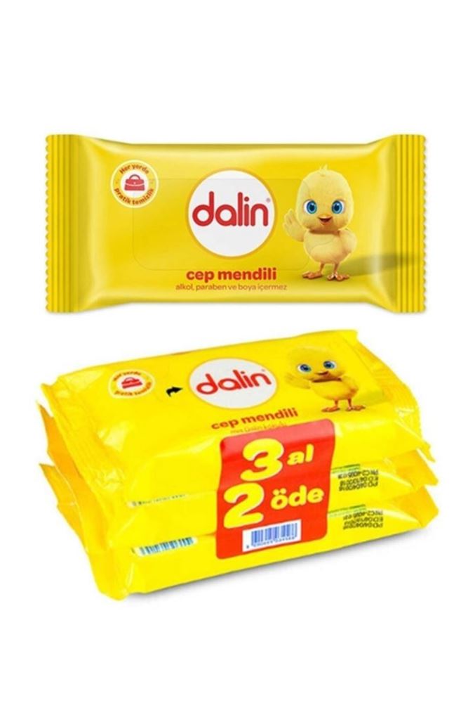 Dalin Hijyenik Cep Mendili 3x15 Yaprak 3 Al 2 Öde X 12'li Paket ...