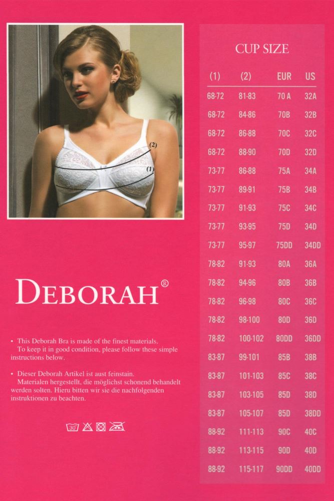 Deborah 6420 Contouring Bra.