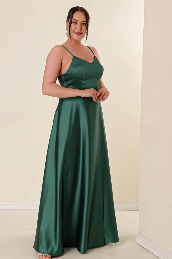 green emerald velvet dress Emerald Green Plus Size Satin Corset Dress With Exposed Boning And Bea