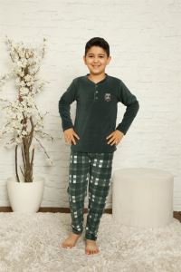 Akbeniz WelSoft Polar Erkek Çocuk Pijama Takımı 4591