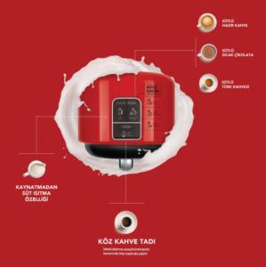 Karaca Hatır Türk Kahve Makinesi Red
