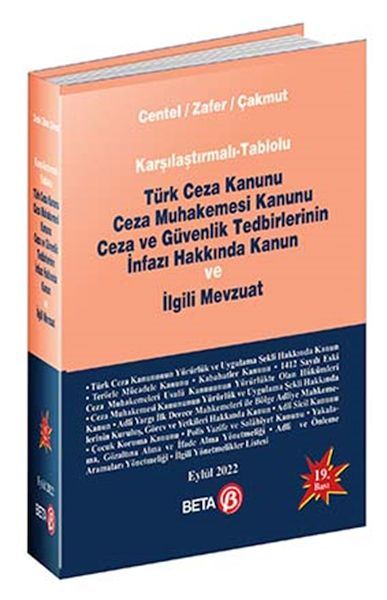 Türk Ceza Kanunu Ceza Muhakemesi Kanunu Ceza Ve Güvenlik Tedbirlerinin ...