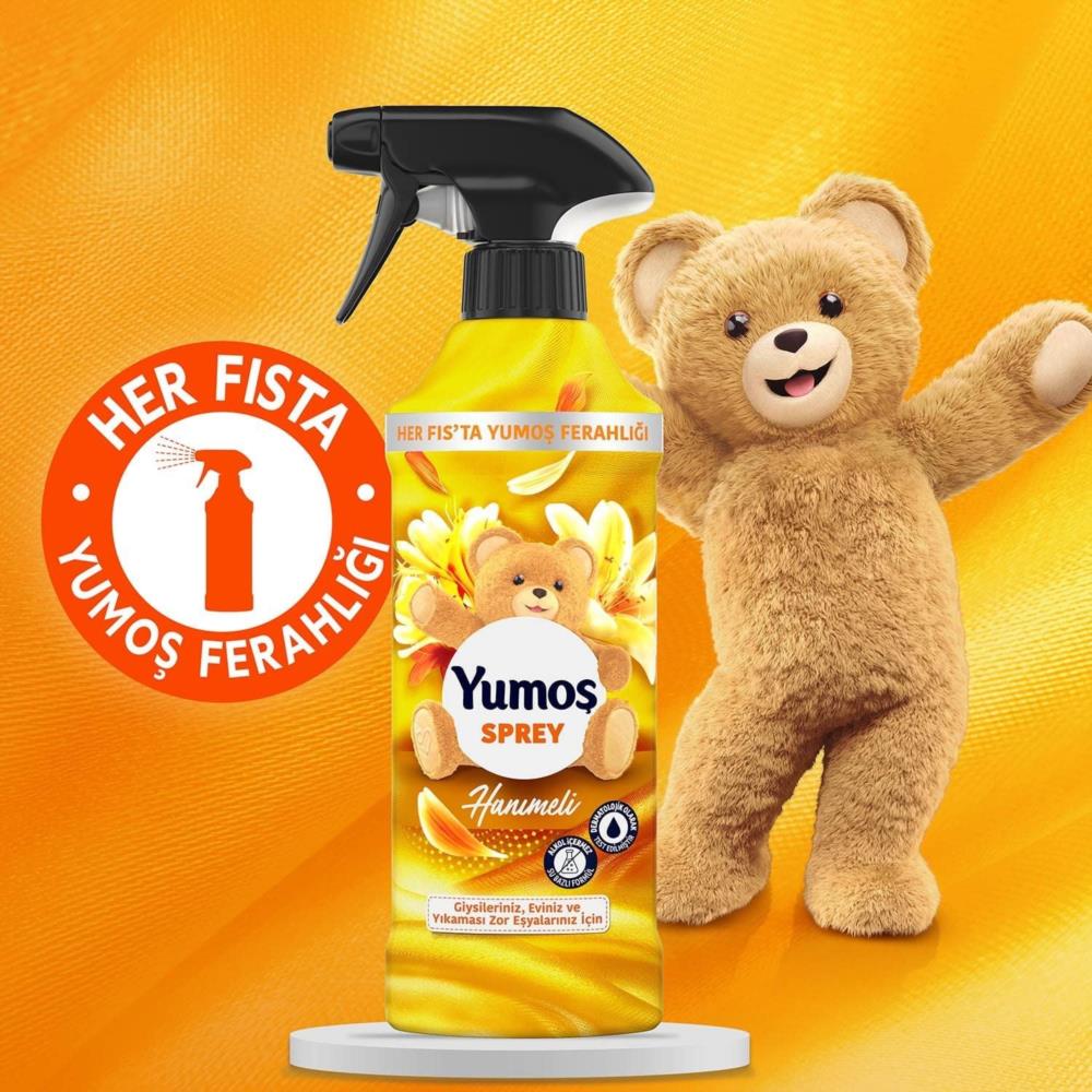 Yumoş Sprey Yıkaması Zor Eşyalar Için Hanımeli 450 ml.