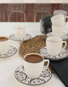 Keramika Pleasure Kahve Takımı 12 Parça 6 Kişilik-19304