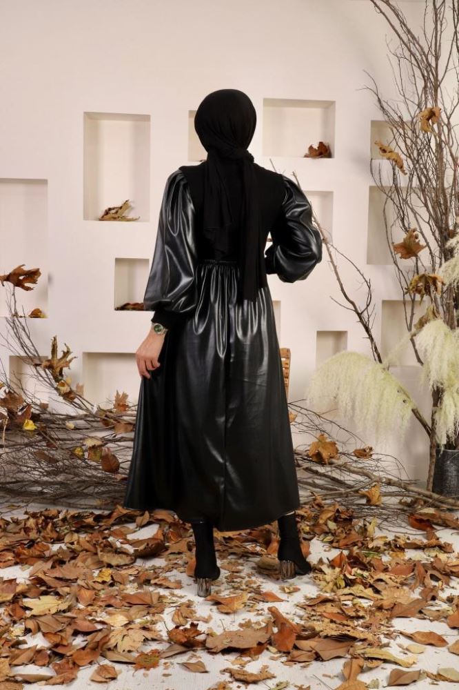 Evening DressSultan Leather Dress 0709-1.