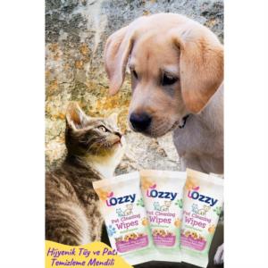 Lozzy Pet Hijyenik Tüy Ve Pati Temizleme Mendili 3