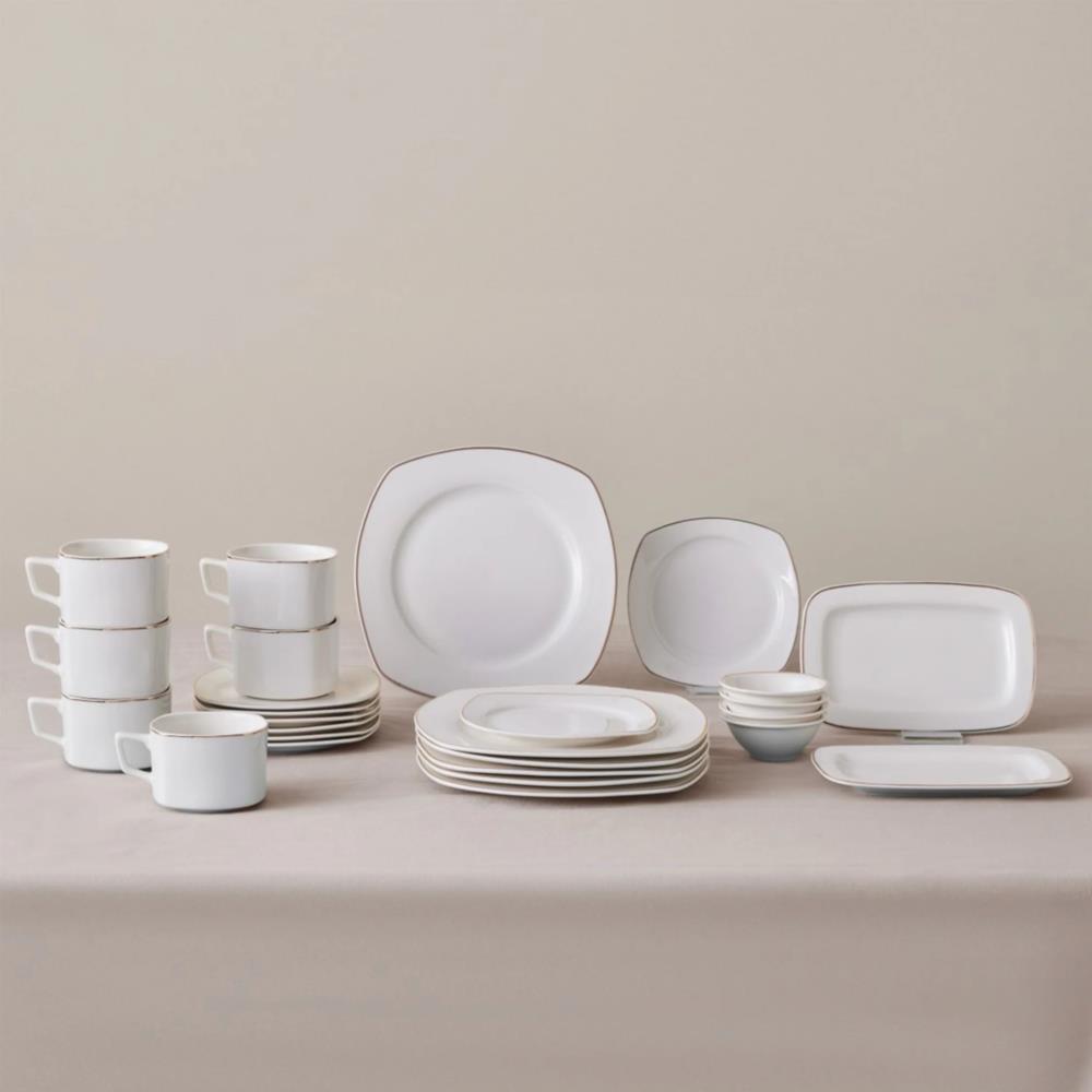 Karaca Elegance Bone Padoca 26 Piece Person Breakfast Set