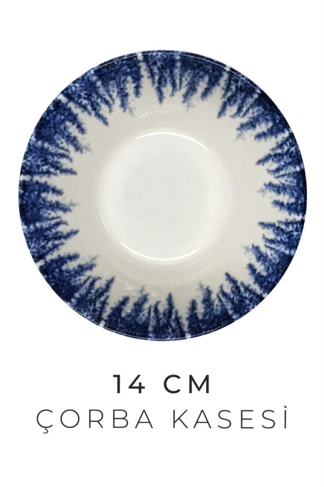 Karaca Stream Bone China Rubicon 24-teiliges Geschirrset für 6 Personen, Weiß, Langlebiges, Elegantes, Mikrowellen- & Spülmaschinenfestes Geschirr