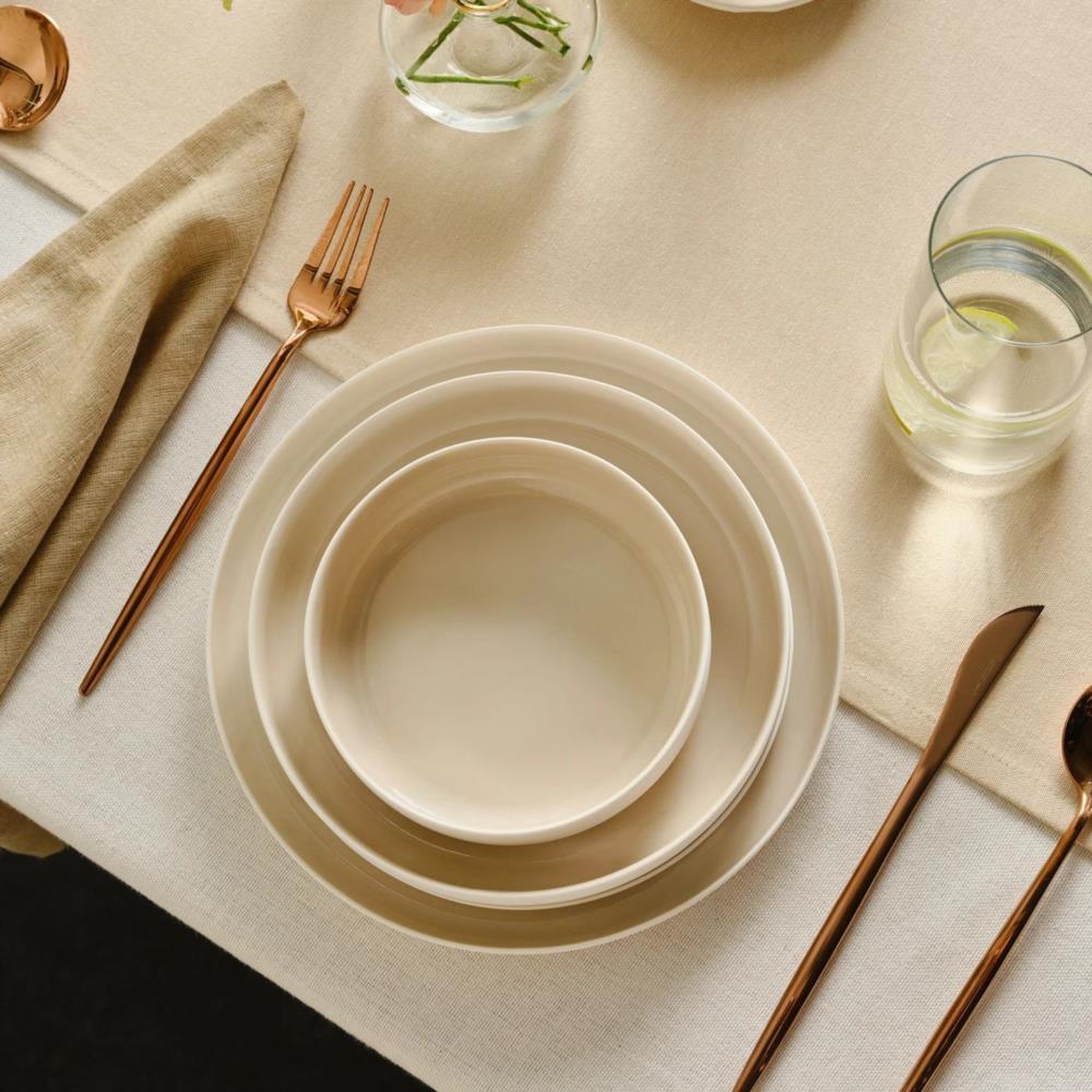 Jest Rim 6-persoons Diner Set, 7-delig, Goud – Netherlands