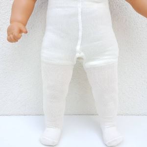 Krem Bebek Külotlu Çorap