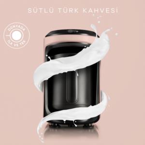 Karaca Hatır Hüps Sütlü Türk Kahve Makinesi Pearly Pink