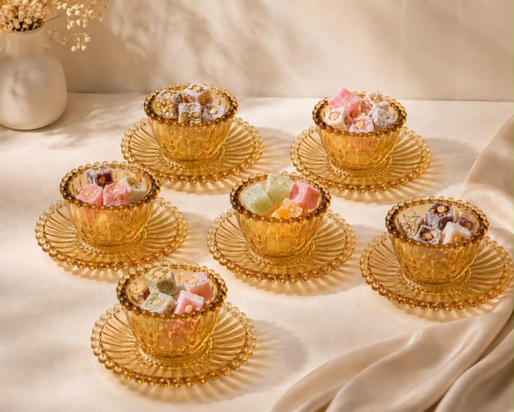platzteller dekoteller aus glas gold oro