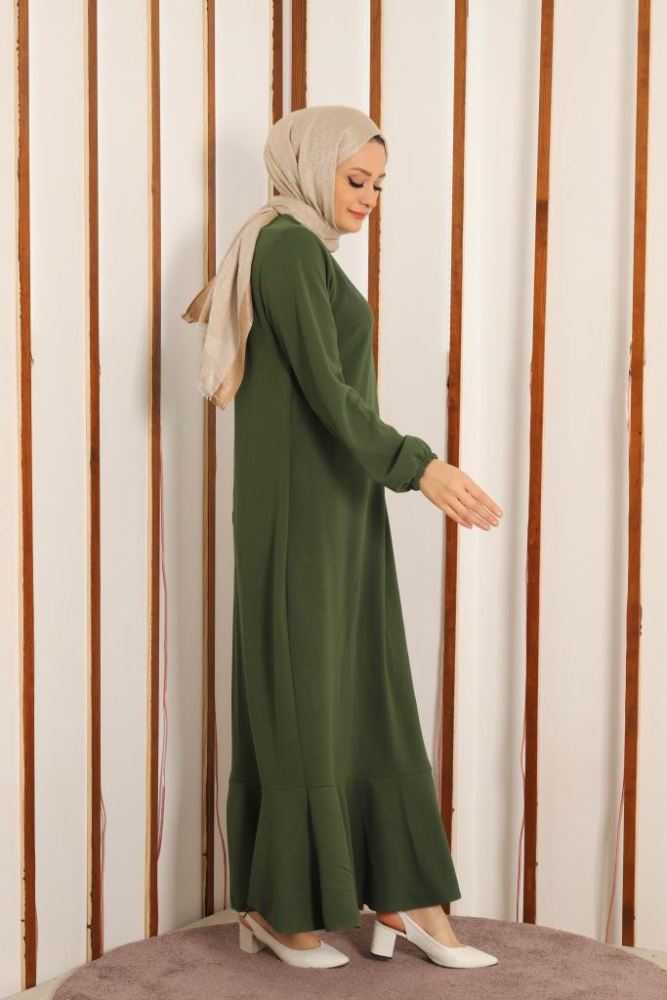 Evening DressSultan Plain Scuba Dress 2396-3