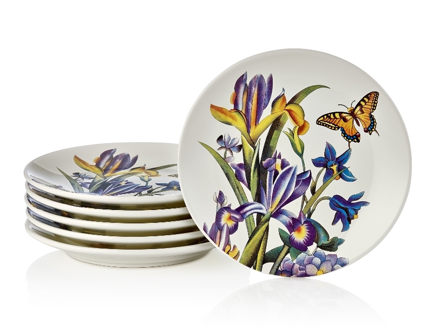 Noble Life 6�lı Blue Flower Pasta Tabağı 21961