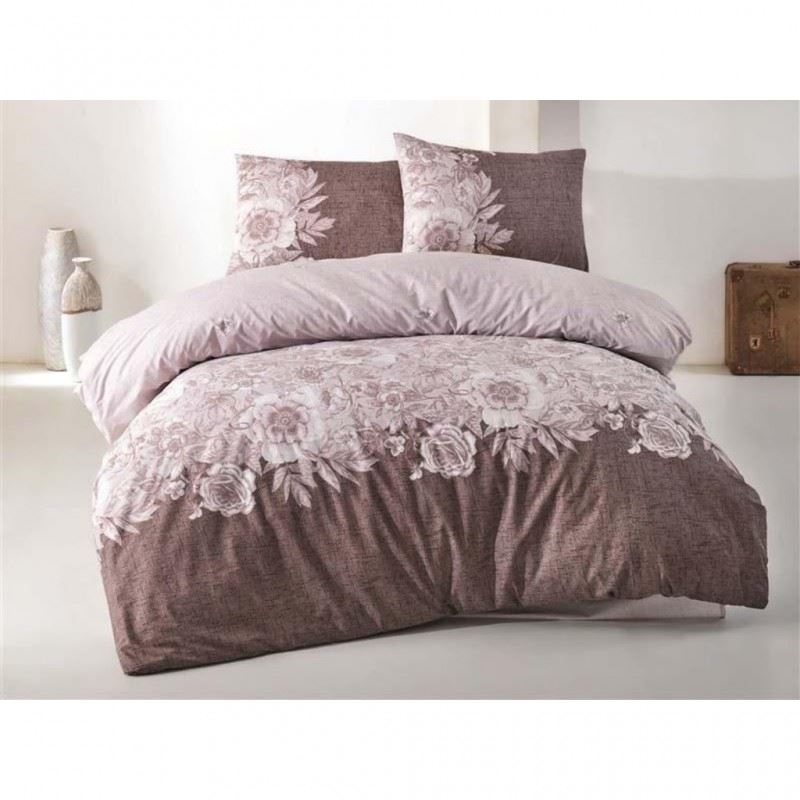 Tac Kristal Demre Kahve Tek Kisilik Nevresim Takimi Alkapida Com