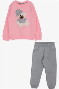 Breeze Baby Girl Tracksuit Set Pink with Hat Accessories Age 115